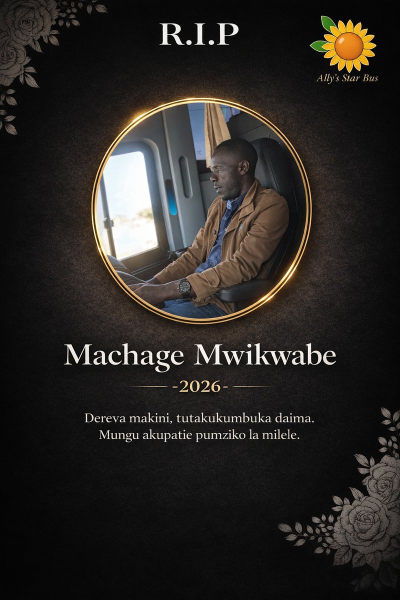Allys_Star_bus's tweet photo. Rest in power #Machage 🕊️ https://t.co/gHAAsQLaFC