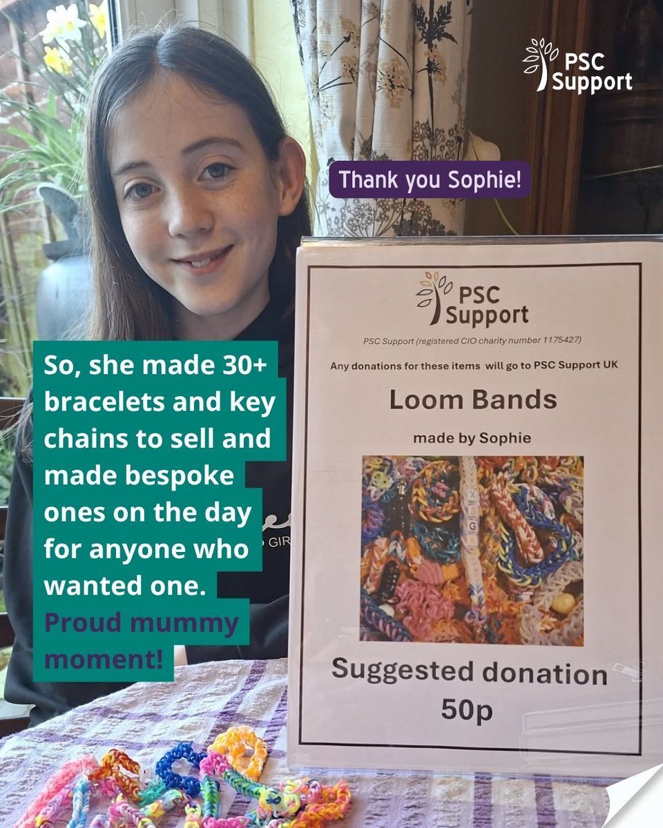 PSCSupportUK's tweet image. Huge thank you to Jenny, Sophie and their entire community for raising awareness of PSC and vital funds for the PSC community. 
#PSCSupport #LetsBeatPSC #RareDiseaseAwareness #CommunityChampion #PrimarySclerosingCholangitis #RareDiseaseDayEveryDay