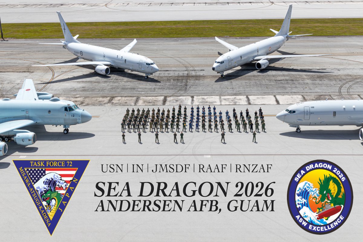 Strength in partnership. 🇺🇸🇮🇳🇯🇵🇦🇺🇳🇿
Sea Dragon 2026 concluded on March 28, marking the end of a successful and intensive training exercise.  VP-3 of the JMSDF emerged victoriously, securing the Dragon Belt for 2026. 
Read more: https://t.co/HKfHj10aLl
#SeaDragon2026 | #US7thFleet https://t.co/1BRS3n7nMB