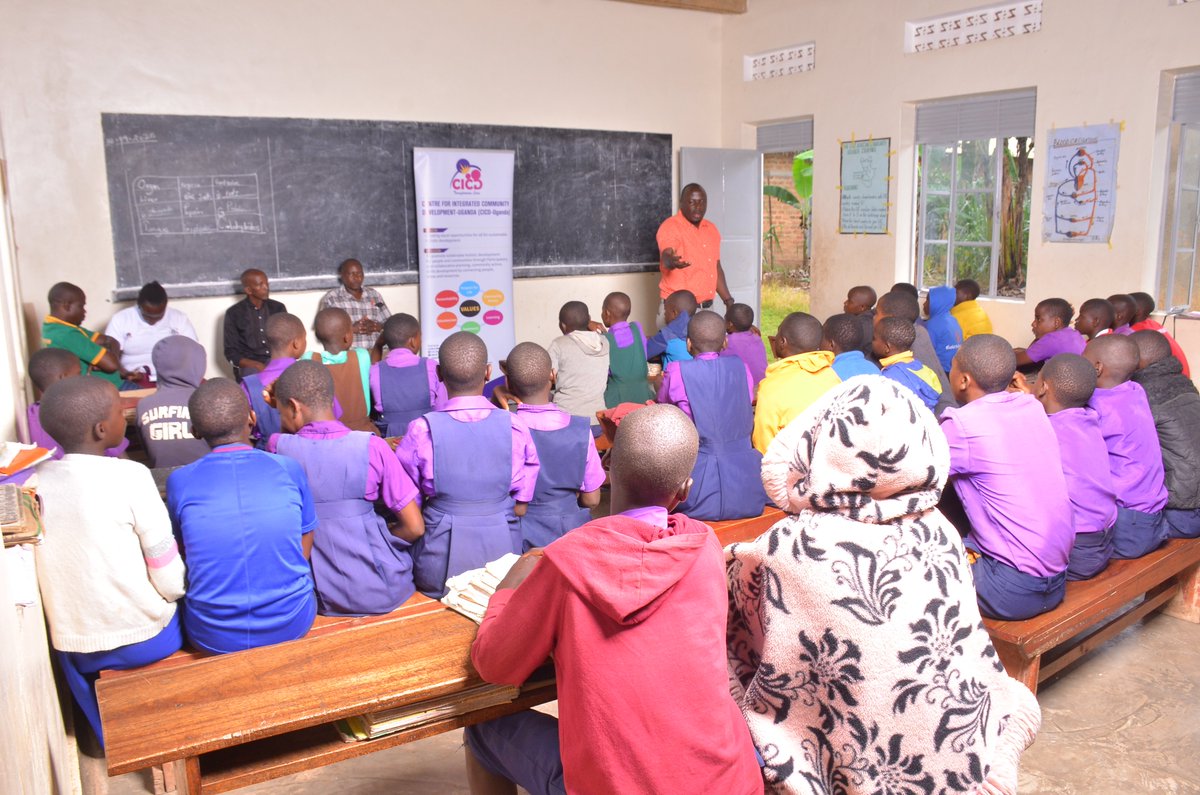 CICD_Uganda's tweet photo. Health Promotion for rural communities at CICD-Uganda: We undertake grassroots campaigns aimed at  improving SRHR, GBV prevention, WASH, nutrition and mental health awareness through community engagement and interventions.
#CICDUganda 
#TransformativeProjects https://t.co/nqF53mrlpQ