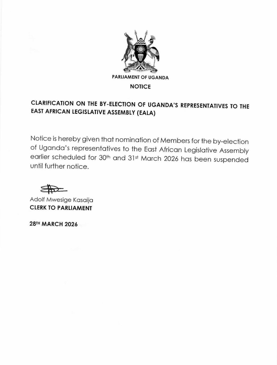 Parliament of Uganda tweet media