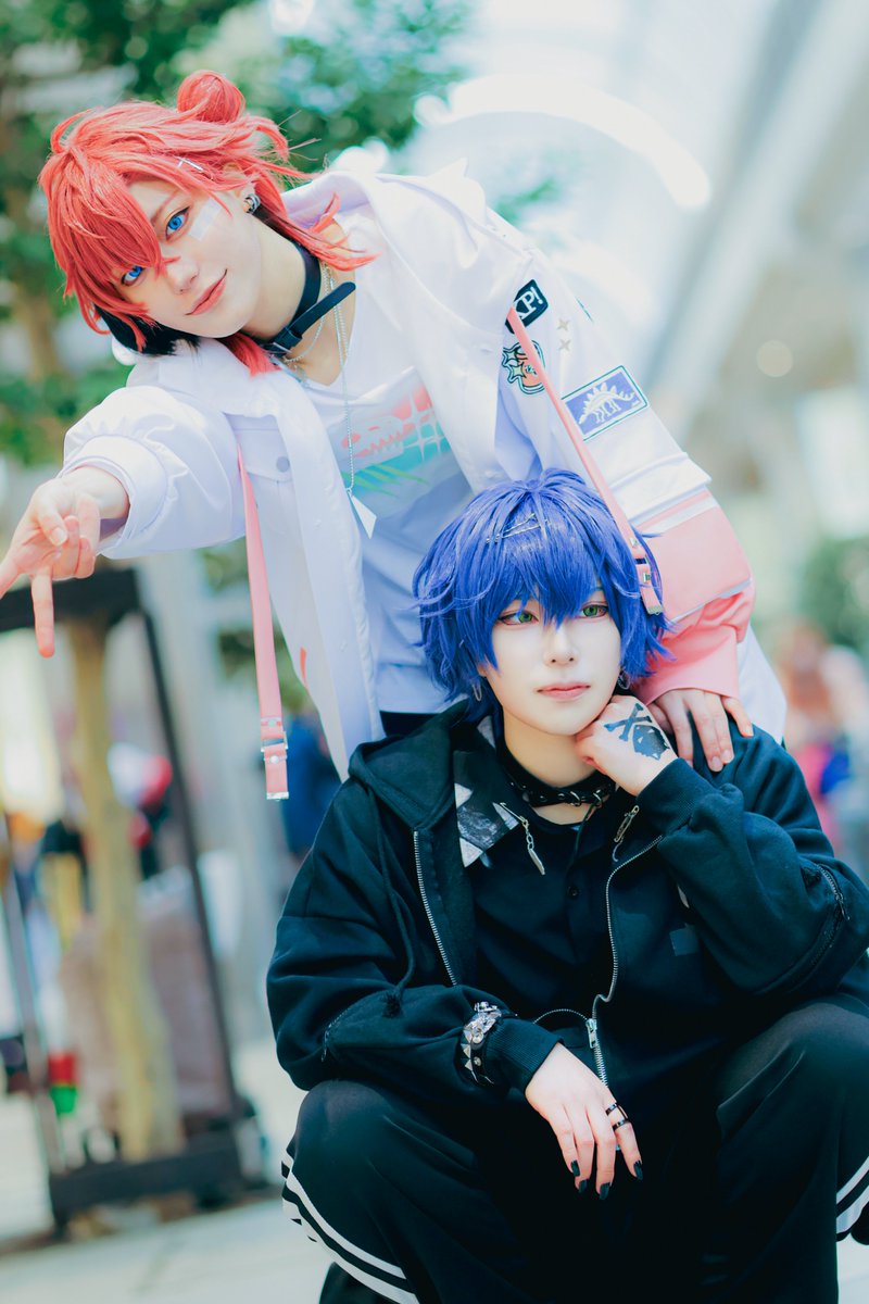 🌈🕒cos｜🦖🐺
#仙スト #コスプレス

╭━━━━━━━━━━━━━━╮

  ほら、ロゥきゅんもポーズして❕

╰━ｖ━━━━━━━━━━━━╯