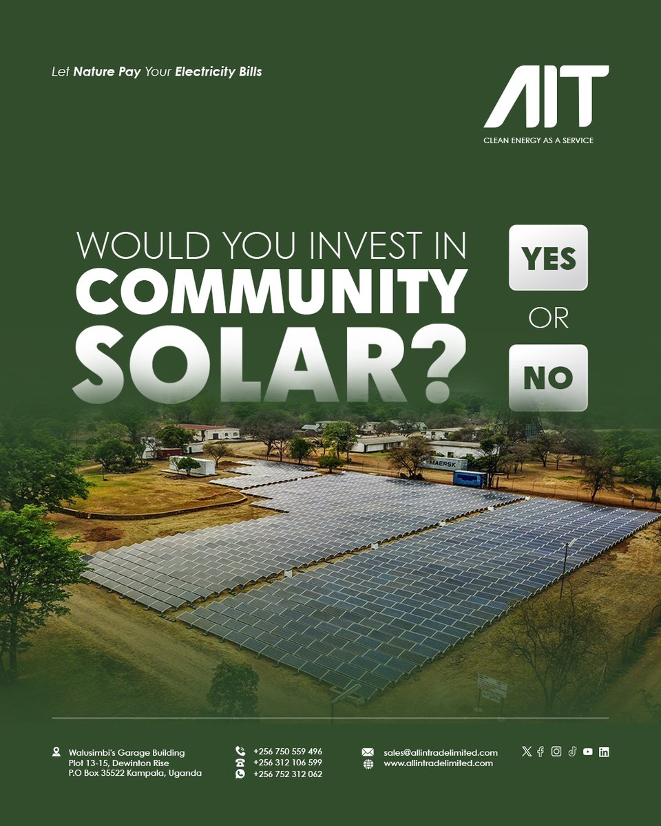 Allintrade's tweet photo. Share your "Sun Smarts".
Would you? 👇👇
#SolarPower #RenewableEnergy #AITSolarSolutions https://t.co/PVbnILZLIp