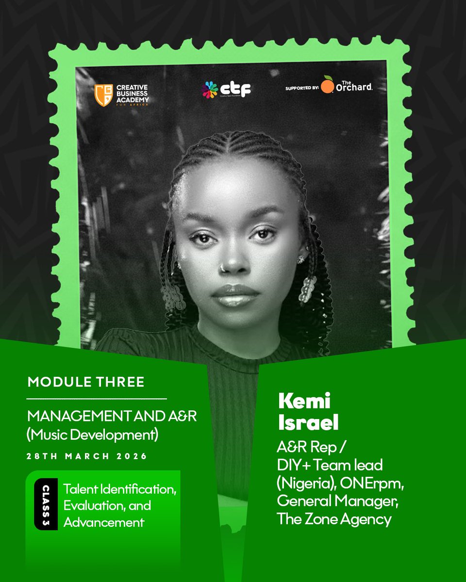 Creative Business Academy For Africa. tweet media