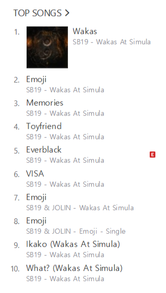 SB19CG's tweet image. STATUS REPORT: 10 TRACKS ARE DOMINATING! 🏁

A'TIN, we are successfully taking over the PH iTunes charts! 📈 When buying the tracks, please do these👇

🚨 CURRENT PRIORITY:
1️⃣ #EMOJI (Collab)
 2️⃣ #TOYFRIEND (Collab)
Next tracks and the album if you can. 
If you haven't purchased