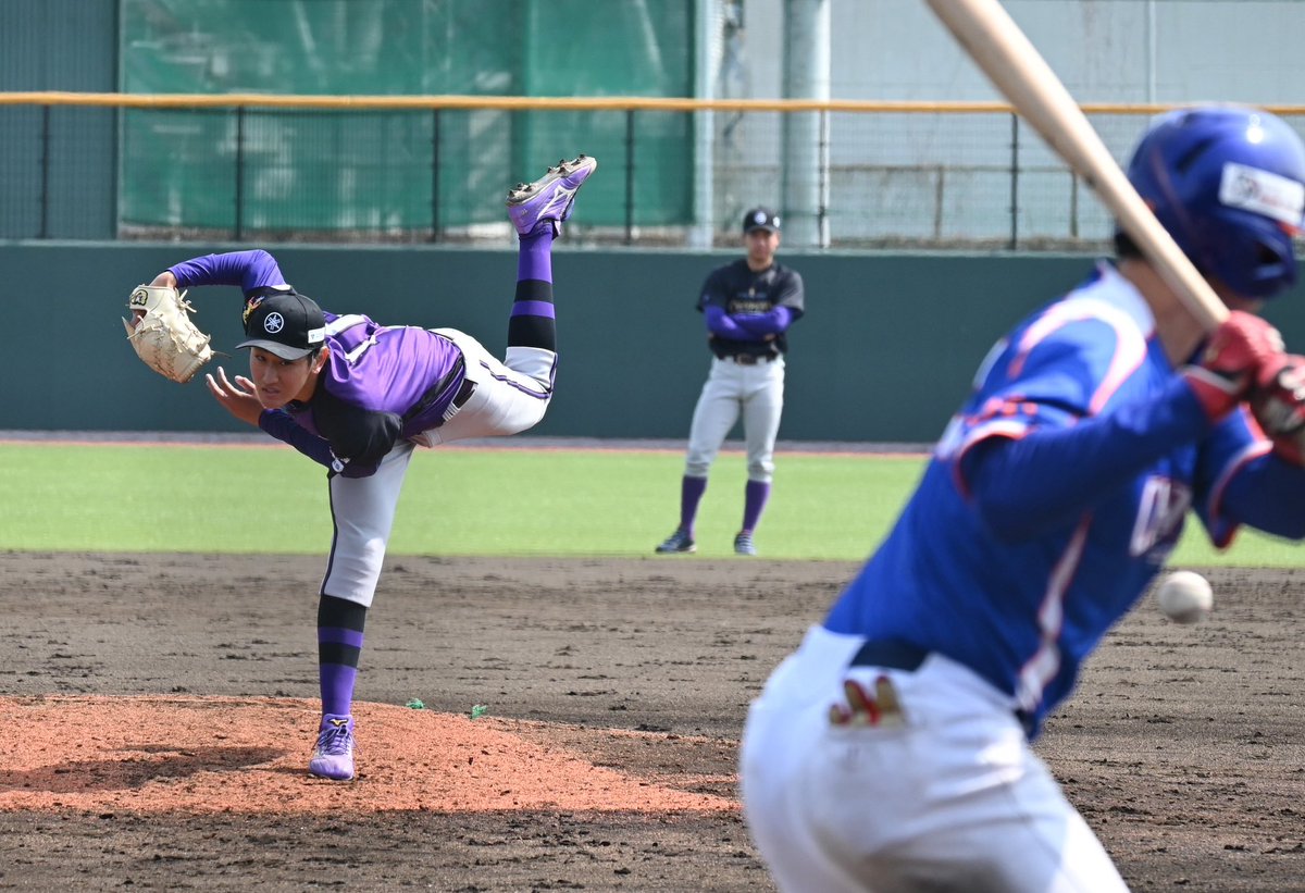 sports_shizuoka's tweet image. ＃ヤマハ の ＃芹沢大地 投手（高蔵寺高）は社会人初実戦で五回に登板し、1回を無安打無失点に抑え2奪三振。最速は150キロをマークしていました。3アウト目を三振に打ち取り、ベンチに戻る際は18歳らしい笑みがこぼれていましたが、投げる球は18歳とは思えない迫力でした