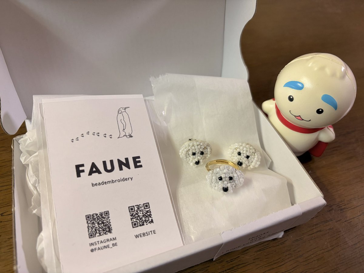 gimmegimme0503's tweet photo. 🐩ちゃん（@BeFaune ）に新しく指輪が仲間入りしました！😊

一緒にお出かけするのが楽しみ♡ https://t.co/DbcUV8kWqr