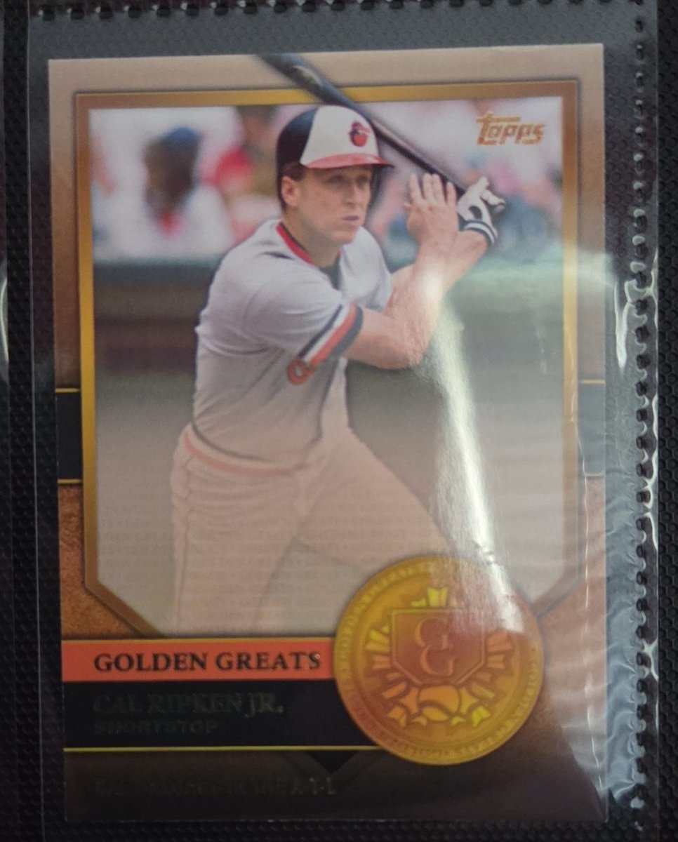 coachcreag's tweet image. Posting a Ripken card from my collection every day until I forget. Day #808. 2012 Topps Golden Greats #GG-42 Cal Ripken Jr.