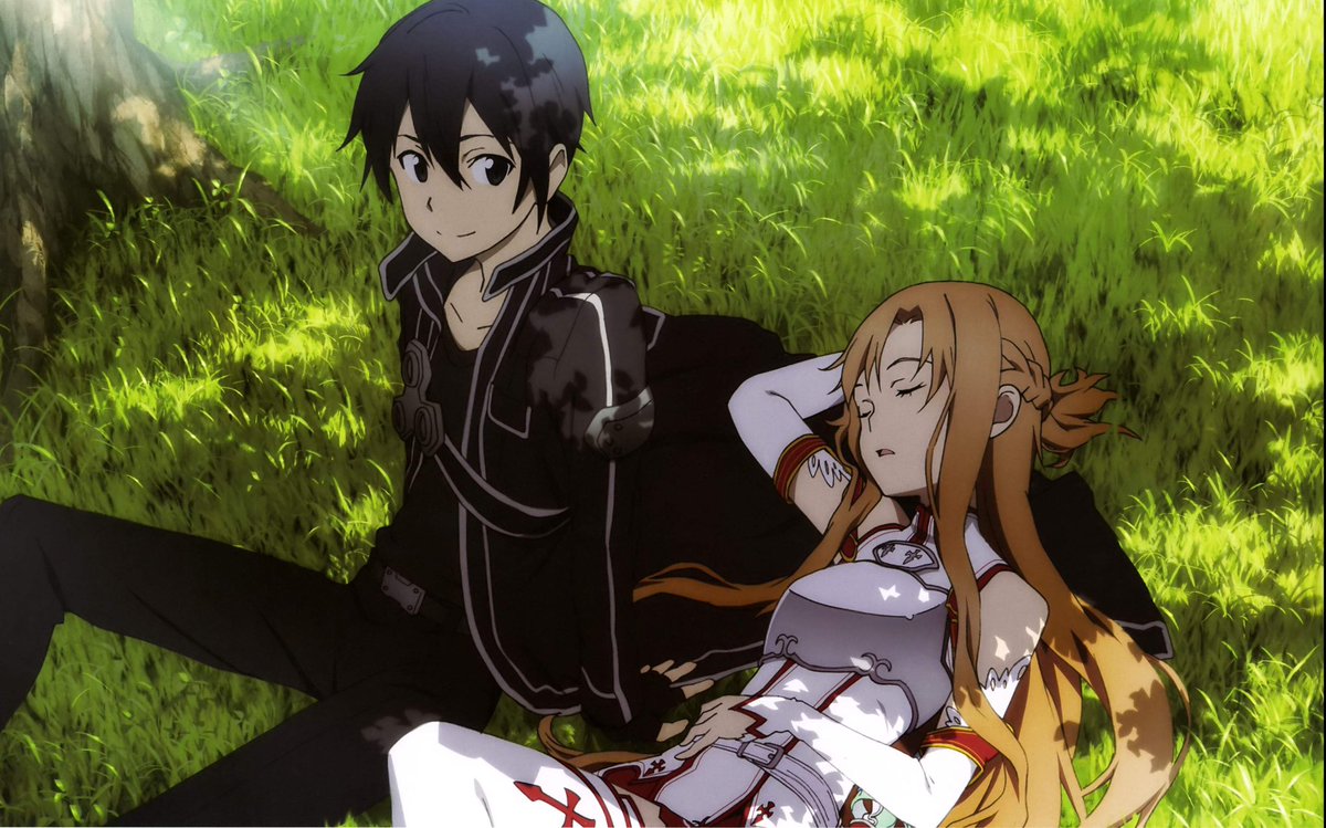 Suguha Kirigaya }Leafa{ Asuna Yuuki & Asada Shino tweet media