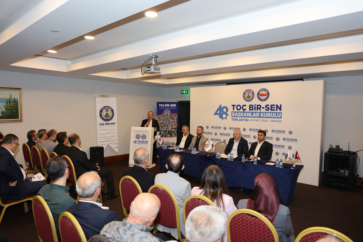 huseyinozturk_1's tweet photo. Erdemliler Hareketi Toç Bir-Sen’imizin 48. Başkanlar Kurulu Toplantısı’nı Şube ve İl Başkanlarımızın katılımıyla Ankara’da gerçekleştiriyoruz. https://t.co/aS3V3MtOkS