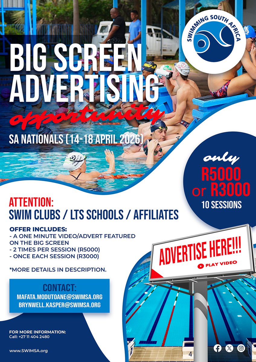 Swimming South Africa tweet media
