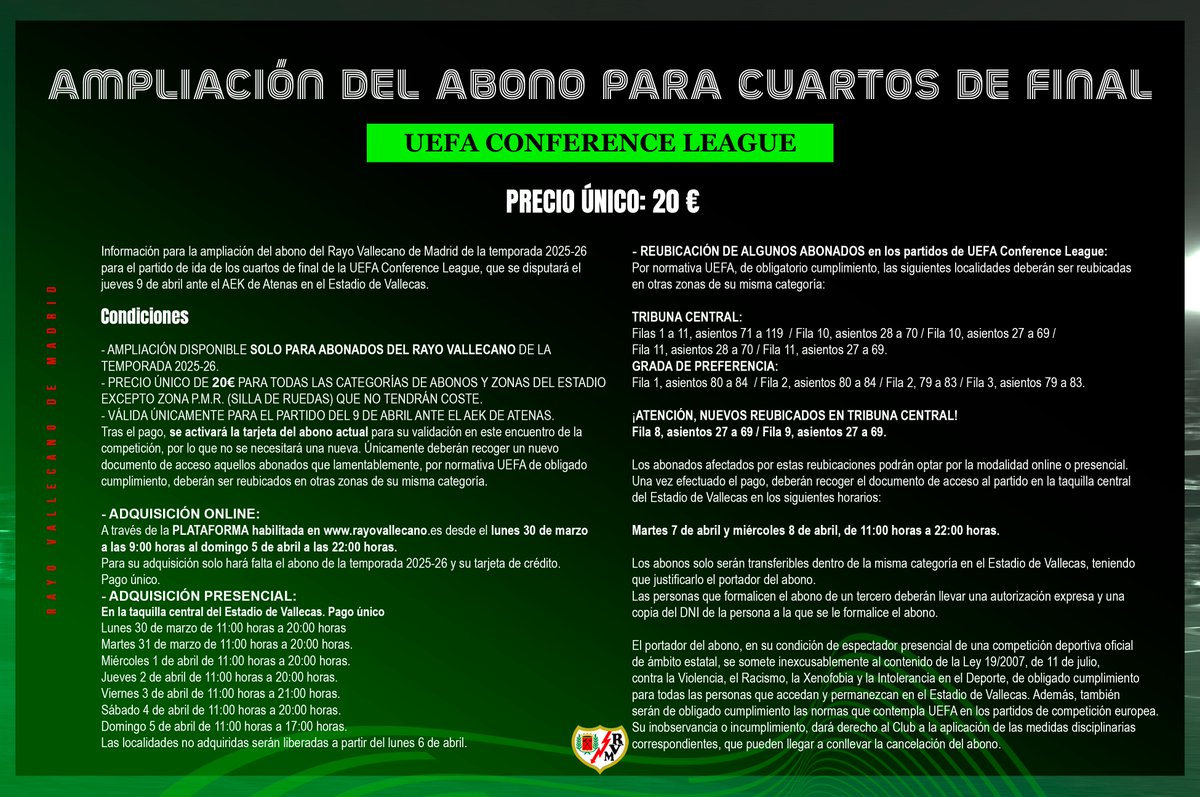 Rayo Vallecano tweet media