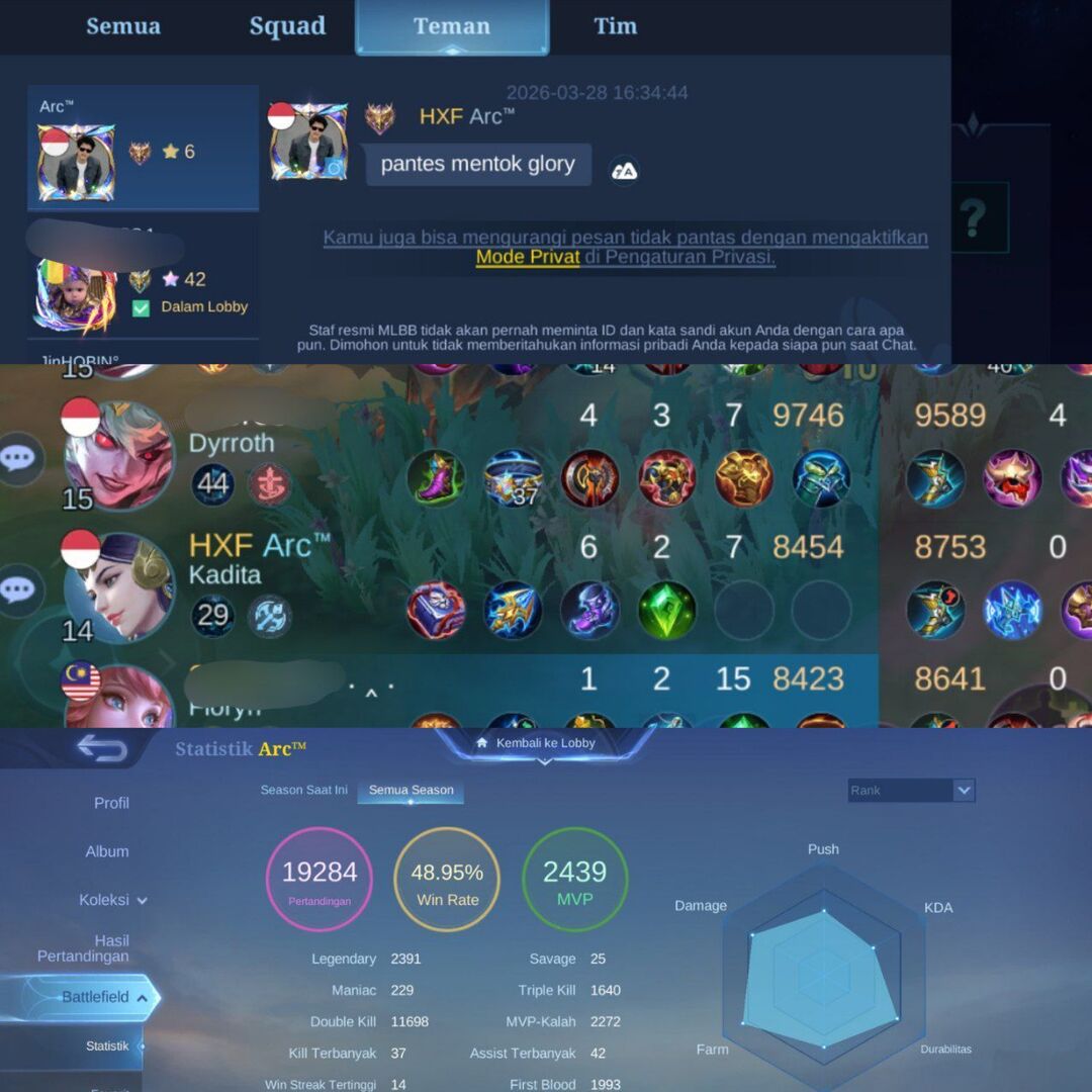 Mobile Legends Menfess tweet media