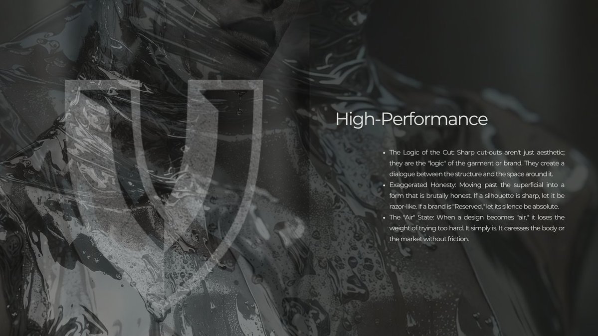 julhkova's tweet image. Trend.... stop. optimize. 
Silence...   

#FuturePerfect #InvisibleAuthority #BrutalistLuxury #NeuralBranding #DesignLogic