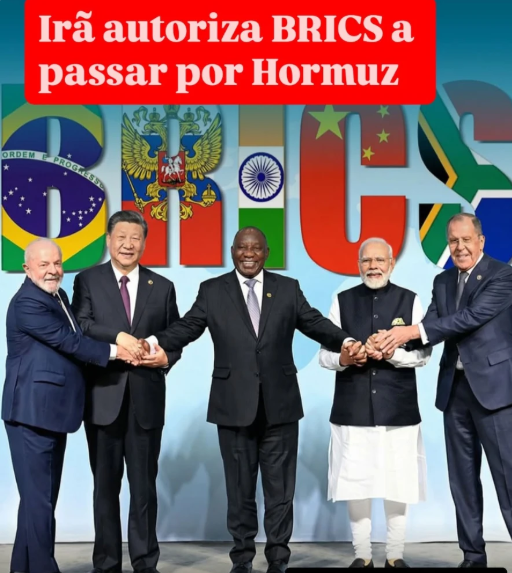 orlandoguerreir's tweet photo. Para garantir que apenas navios aliados passem, o Irã através da Guarda Revolucionária implementou um sistema de registro.

Navios da China, Índia, Rússia, Brasil, África do Sul e novos membros como o Egito e Etiópia recebem autorização prévia.
Essa medida visa evitar “erros de identificação” por drones ou mísseis costeiros, que já atingiram outras embarcações na região desde o início das hostilidades em março de 2026.

‘Estreito está aberto para nossos amigos, mas fechado para nossos inimigos’ Novo Líder do Irã.