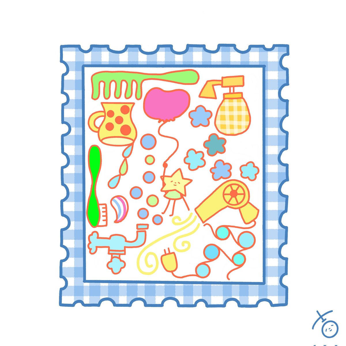kichitarou__'s tweet photo. 洗面所の星

#イラスト　#ゆるいイラスト　
#ゆるい絵　#吉太郎イラスト　
#吉太郎の宇宙旅行　
#洗面所　#ポップ https://t.co/Mk5nyzTtVh