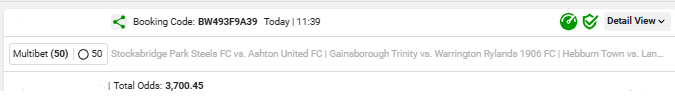 ThaboMakgobi's tweet image. These are my potential Over 2.5 Goals &amp;amp; BTTS (Yes) picks for this afternoon’s 17:00 #PowerHour 🔥
𝘾𝙤𝙣𝙫𝙚𝙧𝙩𝙚𝙙 𝙩𝙤 𝘼𝙡𝙡 𝙊𝙫𝙚𝙧 1.5 𝙂𝙤𝙖𝙡𝙨.

🎟️ BetWay Code: BW493F9A39
3K Odds