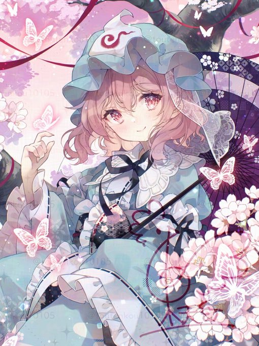 西行寺幽々子 「ゆゆ様? 」|羽々斬のイラスト