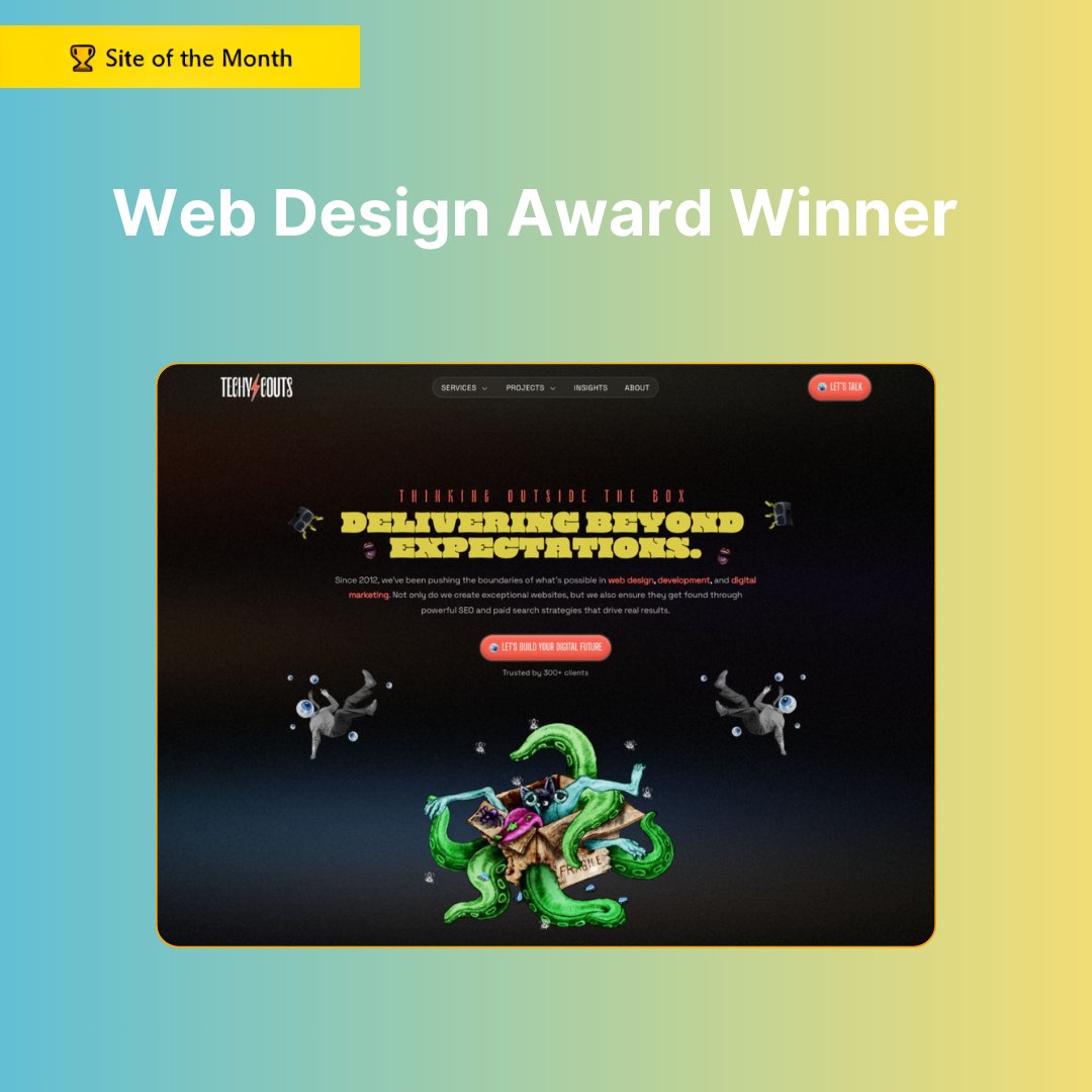 Web Design Awards tweet media