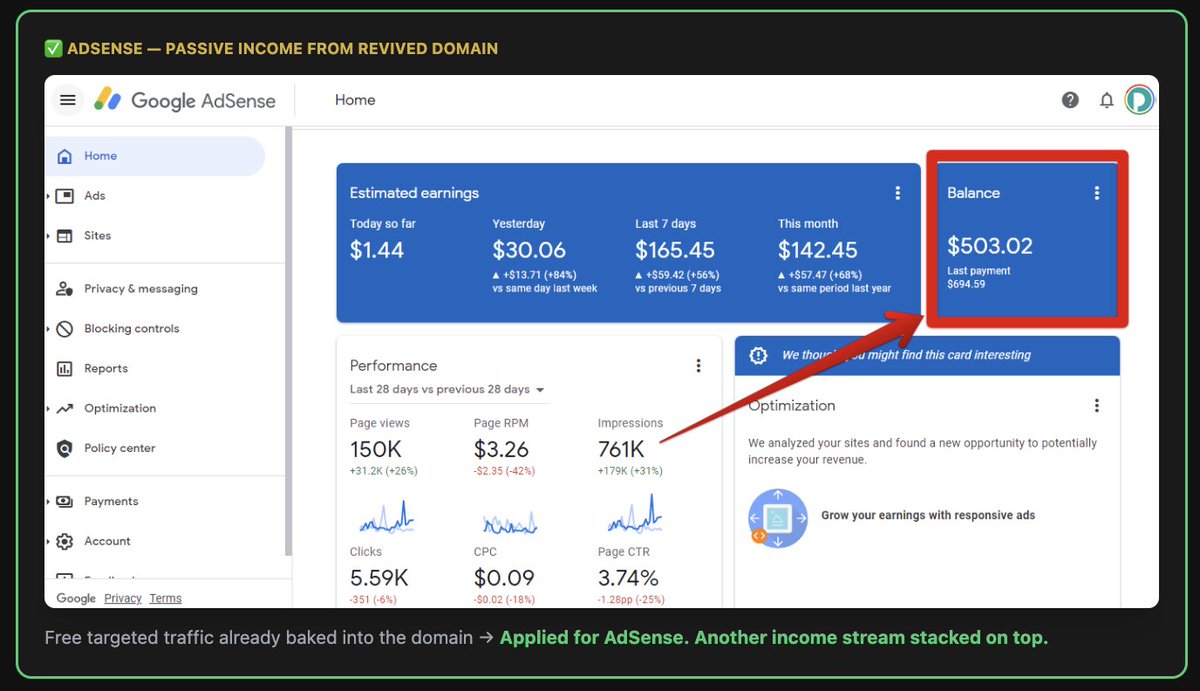 XBossTi's tweet photo. Buried Profits AI Review: I Bought $11 Domains No One Wanted. Here’s What Happened.

I have a confession: I have wasted more money on domain flipping courses than I care to admit. The pattern was always the same. Impressive sales pages. Expensive promises. Zero results.

So when Buried Profits AI launched a few days ago, I did not jump. I watched.

What finally convinced me was the receipts. Real Sedo transactions. Real Impact affiliate earnings. A Flippa sale captured on video. Not marketing hype. Verifiable proof.

I bought it. I went through the entire system. Here is what I found.

Buried Profits AI is a training system combined with AI-powered workflows that helps you find expired domains with hidden value. Most people scroll past these domains every day. A small percentage have existing backlinks, traffic history, or brand recognition that nobody else spots.

The system gives you the exact domain source the creator uses. It is not GoDaddy or Namecheap. It is a platform most marketers have never heard of, and it is where he consistently finds $11 domains that turn into real money.

You also get six monetization paths. Quick flips on Sedo for $50 to $300 plus. Affiliate authority sites promoting Amazon, ClickBank, WarriorPlus, JVZoo, or CPA offers. Passive AdSense revenue. Buyer lead generation. Domain parking. You choose one strategy or stack them all.

The AI prompts alone saved me hours. Instead of building sites manually, I now have ready-to-use prompts that generate conversion-focused content in minutes. I tested this with ChatGPT and Claude. The output was genuinely usable, not the generic fluff you usually get from AI.

Within my first hour of browsing, I found a domain with existing backlinks from a major news site. Cost: thirteen dollars. I have not flipped it yet, but the value is already higher than what I paid.

The learning curve is minimal. If you have used an auction site or logged into ChatGPT, you will be fine. The hardest part is developing the patience to evaluate domains properly instead of buying the first thing you see. But the system gives you clear criteria, so you are not relying on gut feeling.

What surprised me most was the free hosting included in the one-click site builder method. No monthly fees while you learn. That is rare in this space.

The current launch price is seventeen dollars. Regular price is forty-seven dollars. The price increases five percent every twenty-four hours until April first. The three bonuses - prompt pack, niche hotlist, and backlink brief - are included at no extra cost. There is no upsell funnel pushing you to spend more.

Who is this for? Beginners looking for a low-cost entry point into digital assets. People frustrated with dropshipping, paid ads, or other high-overhead models. Anyone who wants to build digital assets without spending months on SEO and content creation.

Who should skip this? People expecting fully automated hands-off income. Anyone not willing to spend fifteen to thirty minutes a day on research and execution.

The thirty-day money-back guarantee removes the risk. You have a full month to test the system. If it is not for you, you get a complete refund. No questions asked.

Is it guaranteed? No. Anyone who promises guaranteed income from domains is not being honest. The market has risk, and your results depend on your effort and how well you follow the system.

But the risk here is minimal. Entry cost is seventeen dollars. Domains cost eleven to fifty dollars. If you find even one good domain, the upside is multiples of that.

For me, the real value has been the framework. I no longer feel like I am guessing. I have a source, a checklist, and AI tools that make execution faster than I ever could on my own.

If you are tired of burning money on models that do not work, this is worth your time.

👉 Get it here:
https://t.co/ttXPY6pNfX
👉 Read full review here:
https://t.co/Xtrrj7WsUy

#BuriedProfitsAI #DomainFlipping #AITools #MakeMoneyOnline #ExpiredDomains #DigitalAssets #SideHustle #PassiveIncome #AIPrompts #DomainInvesting #AffiliateMarketing #OnlineBusiness #AIForBusiness #DigitalRealEstate