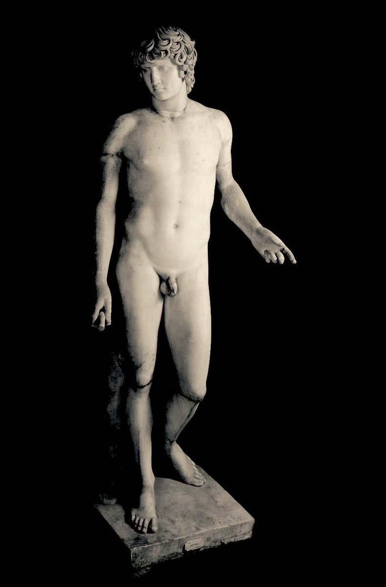 OneVossen's tweet photo. “Such are the beauties of the ancients, which gave that serious air to Antinous, which we generally ascribe to his shading locks. […] let an attentive eye dwell upon those confused beauties which the transient look conveys, and the paint will vanish…” https://t.co/I1LpsZM295