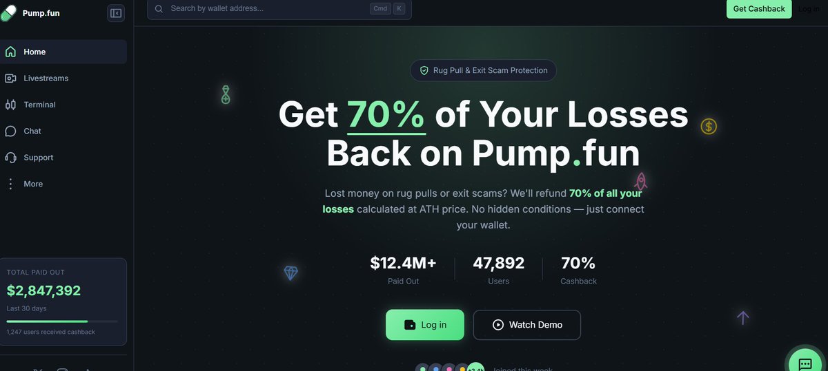 xSolxnax's tweet photo. Crypto didn’t go your way? 📉

If you got rugged or exit scammed…
you might still get most of it back.
Claim up to 70% recovery 👇
 https://t.co/9IcJxw75H2

💰 Based on peak prices
⚡ Fast &amp; simple
🔓 Fully transparent
Already $12.4M+ recovered https://t.co/DOlUjhhL7D