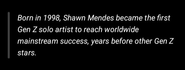 Shawn literally paved the way