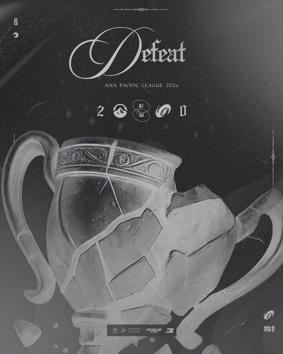 DEFEAT

Not enough. 
Lower Bracket run. 

🏆 <a href="/R6esportsASIA/">Rainbow Six Esports Asia</a> Upper Bracket
🆚 <a href="/ElevateGG/">ELEVATE</a>
❌️ 0 - 2

#WeAreTauri | <a href="/TentaX_Official/">TENTA-X</a> <a href="/BreakDayTM/">BreakDay</a>