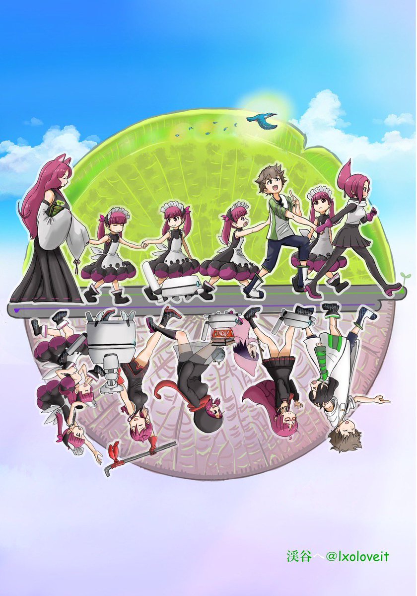 「#ケムリクサ完結7周年 再掲ですが 気持ち的にしんどい時期に助けてもらった作品」|渓谷へのイラスト
