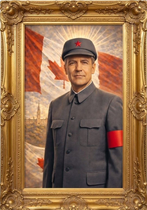 Have all you Canadians finished hanging your mandatory Supreme Leader (Praise be to he who defines our truth) portrait in your home? He'll keep you warm and safe in this "dangerous and divided world" Just don't go outside. It's a whole new world in Chinada !!