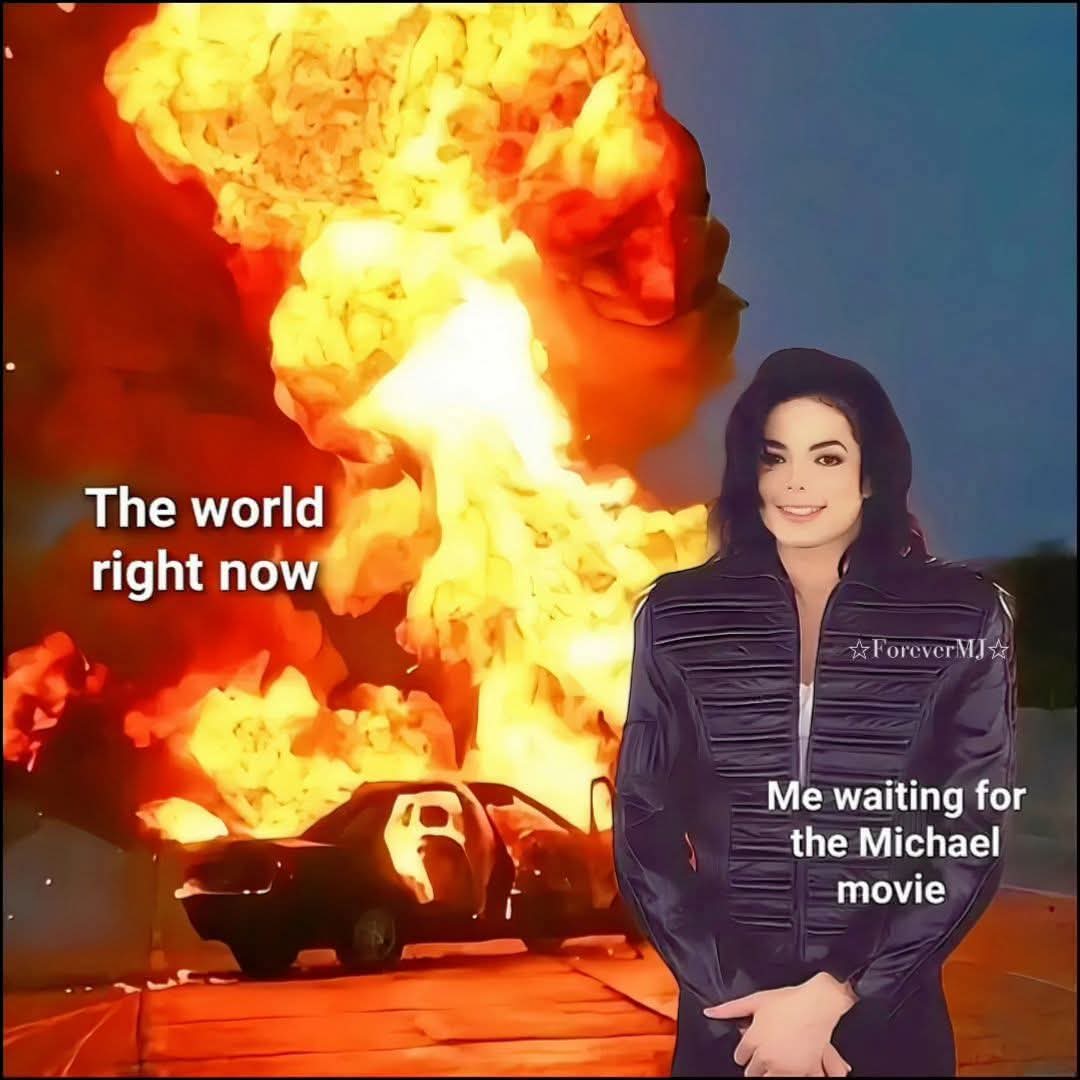 Kamrans118's tweet photo. World War 3 can wait… drop the Michael movie first! https://t.co/45wcPWftz5