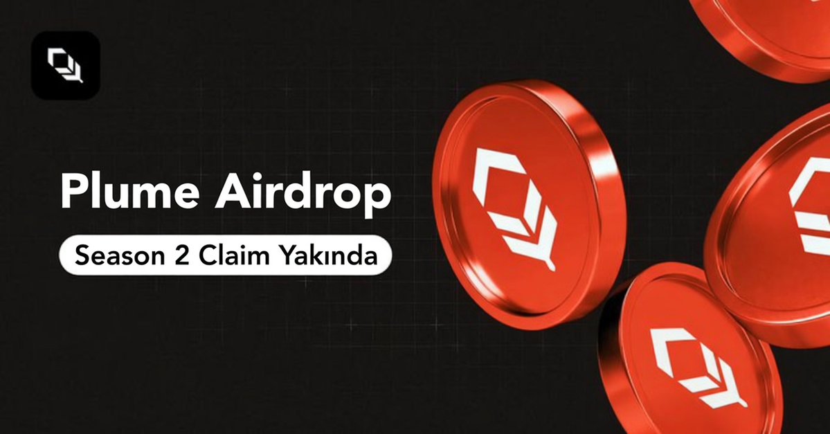 İlk airdrop tatlıydı ama bu sefer keyif verecek mi göreceğiz. Bir de çok uzattılar hadi hayırlısı; 

Dostlar, Plume Season 2 airdrop’u yolda! 🔥

<a href="/plumenetwork/">Plume</a> Plume Points (PP) Season 2 31 Mart 2026 tarihinde sona eriyor.

Puanlarınızı ve sıralamanızı hemen kontrol edin:

🔗