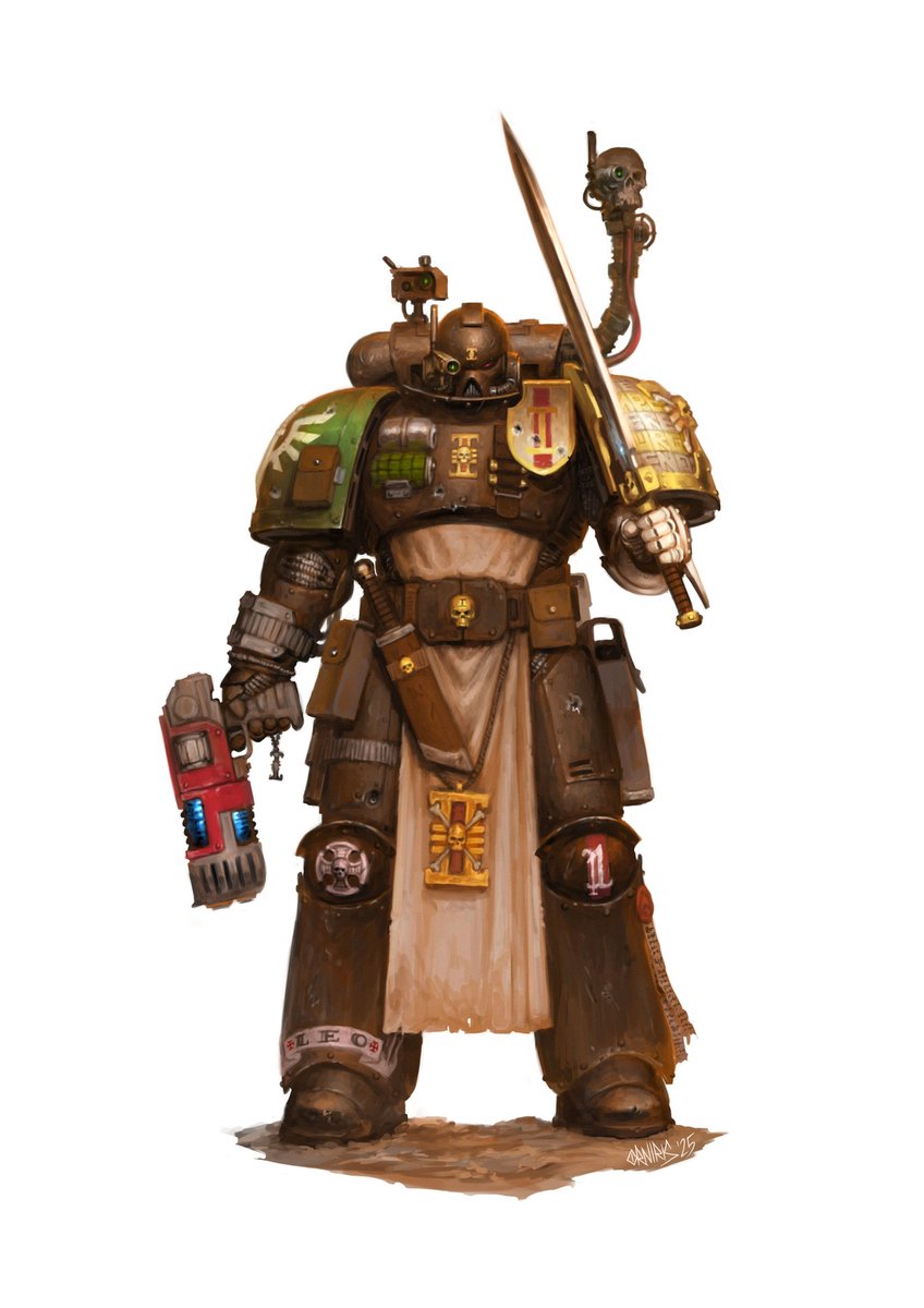 From 2020 to 2025, each year I improved my grimdark art style 💀 Orniris.com

#warhammer #fanart #spacemarines #characterillustration #grimdark