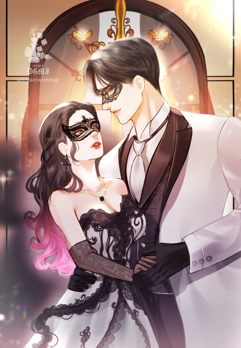 ﹒  ◠  𝓘n the heart of the masquerade, they danced like no one else existed.    ⊹    ﹒

© mieeayamhup .ᐟ #디지엠제 #천짜 ┊ #Yumasquerade26