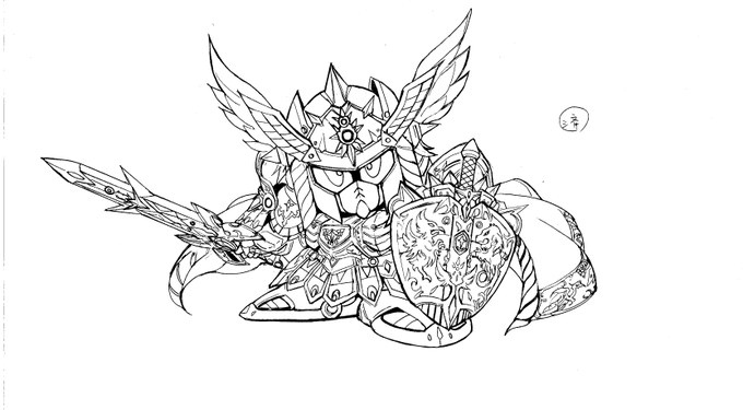 キングガンダムは何回か描いたな…そして毎回違う() 