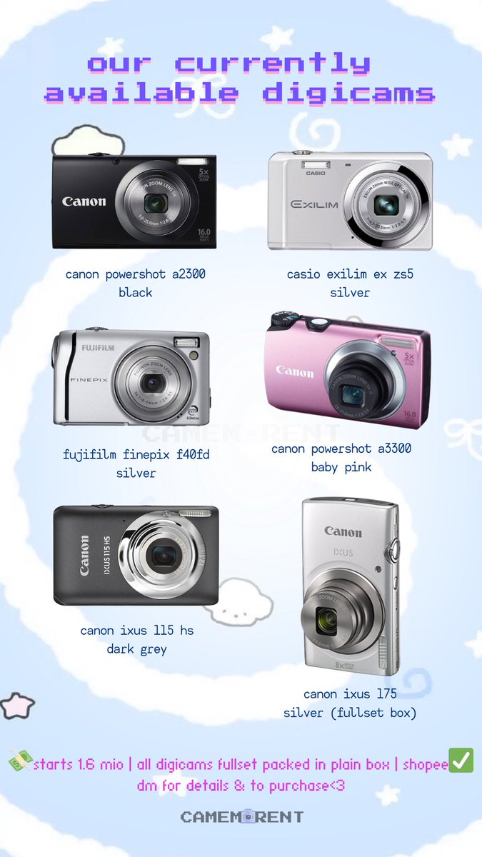 CAMEMORENT || SELL & RENT DIGICAM SEMARANG tweet media