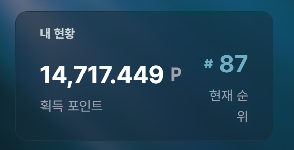 manimo0504's tweet photo. @useTria @triakorea @DOKDODAO #tria 

 Hey guys, I just climbed up to 87th place in the DOKDODAO TRIA event! It runs until April 1st, so you'd better start now. Get those rewards—good things are coming! https://t.co/Mk08mbJkJA
