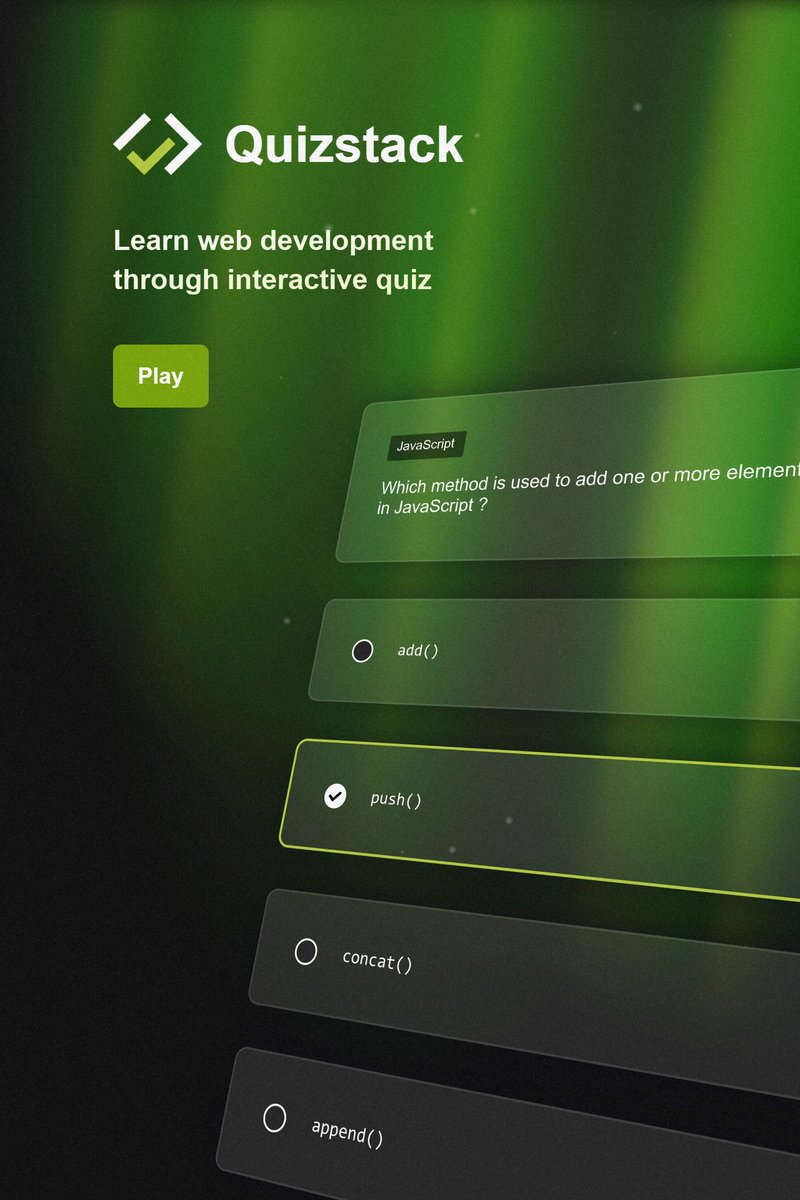 Quizstack tweet media