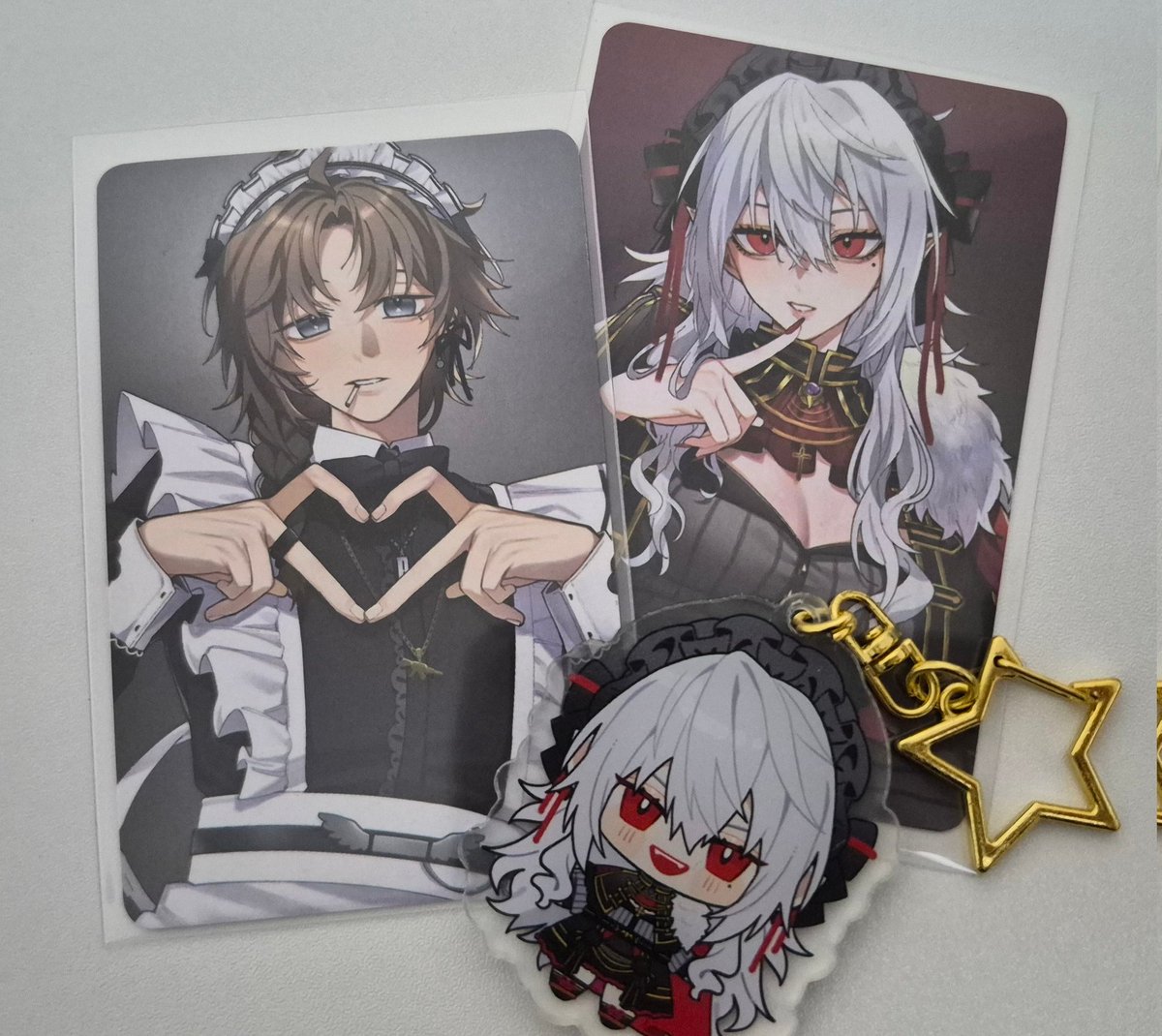 yellowdwarfs's tweet photo. nowa pcs and sanya keyring from coscarni >< from https://t.co/UgScex019U :3 https://t.co/S41oscc0Ss