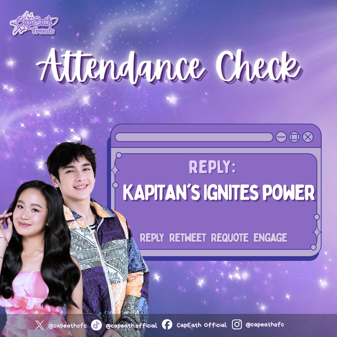 TEAM CAPEATH TRENDSETTER 💜 tweet media