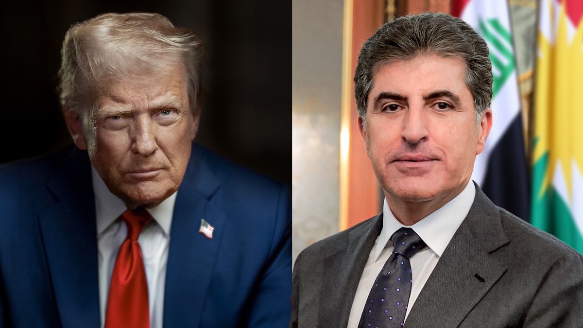 SafaanwarB's tweet image. Today, @IKRPresident Nechirvan Barzani receives a #Newroz congratulatory letter from Donald Trump, highlighting renewal, peace, and human dignity. 

A positive message reflecting strong International Relations between the #KurdistanRegion and the #UnitedStates.