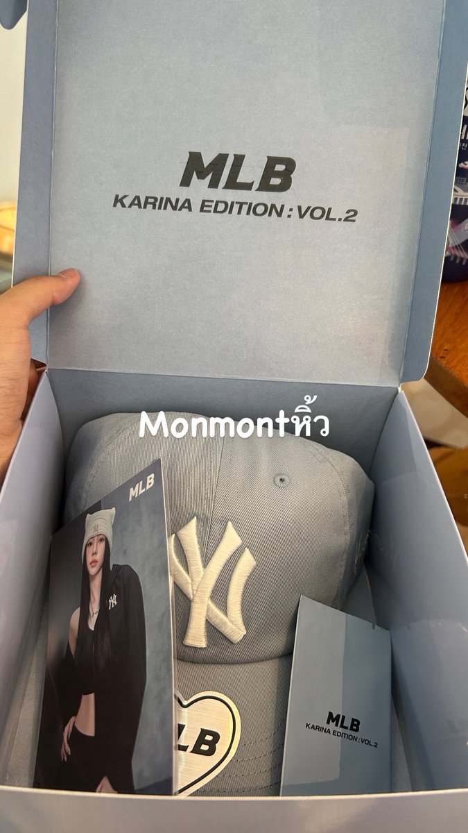 monmontov's tweet photo. หมวก Karina x MLB vol2 นัดรับ/พร้อมส่งค่ะ
#KARINA #KARINAEDITION2 #KARINAWITHMLB #ตลาดนัดaespa #คาริน่า https://t.co/iUepTKiSxK