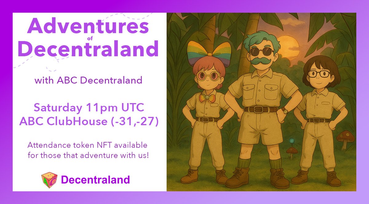 ABC Decentraland tweet media