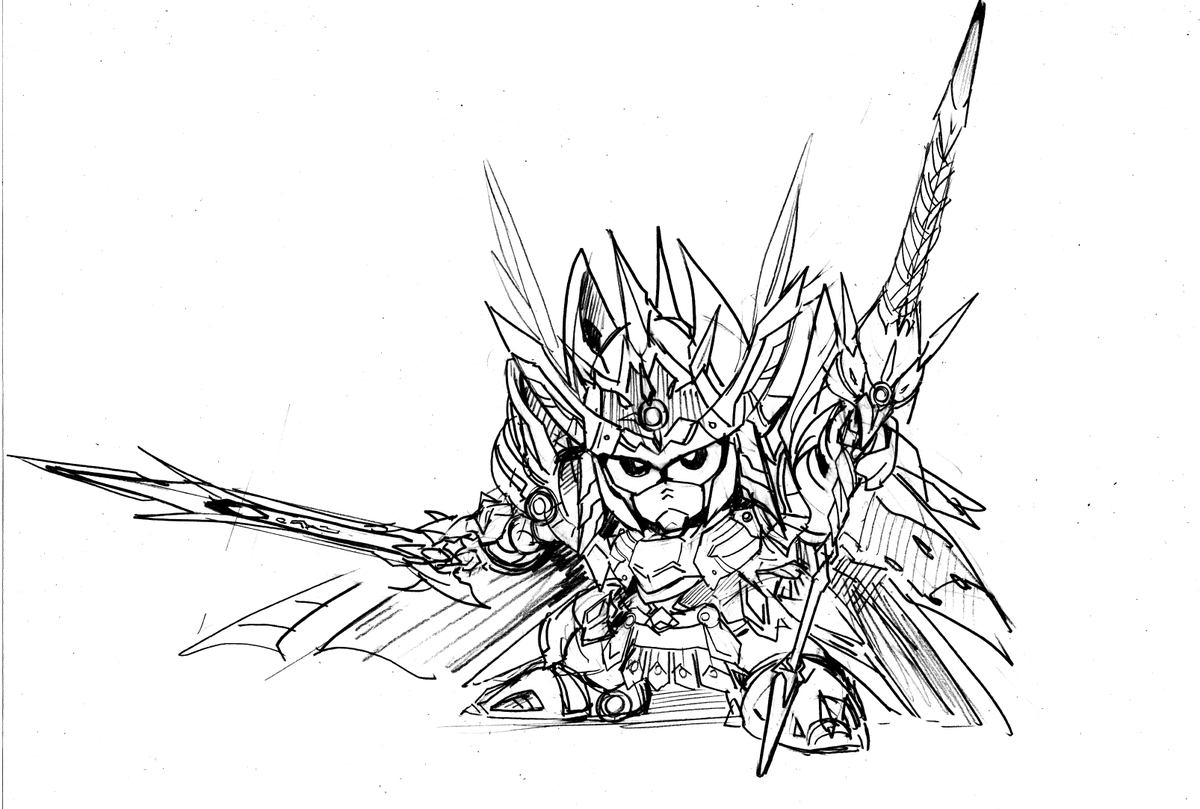 キングガンダムは何回か描いたな…そして毎回違う() 