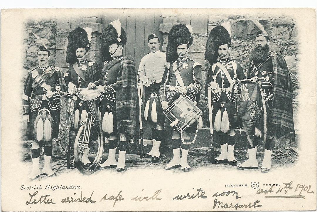 #mypicturepostcards #postcard #oldpostcard  #scotland  #provan #anniversary  #scottishhighlanders <a href="/postcard13/">Ian Lindsay</a> <a href="/apceveryday/">A Daily Postcard</a> @PTA <a href="/LynnsWaffles/">Lynn Heiden</a> <a href="/PastPostcard/">PostcardFromThePast</a> #fightingmen #posted1902