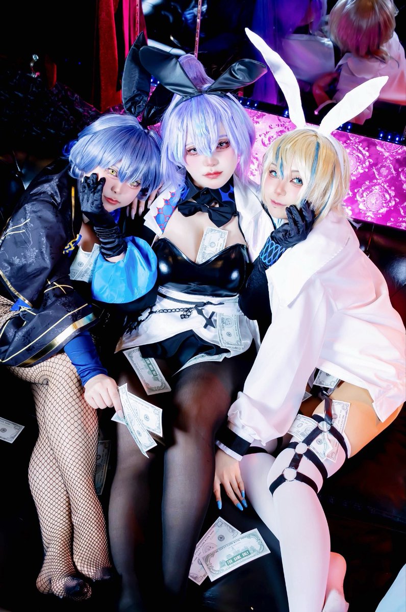 【 Cosplay / 🌈🕒 】
⚠︎︎TS Bunny👯‍♀️⚠︎︎
꒷꒦✝︎ ❥--------------------------❥ ✝︎꒷꒦

                    𝙎.𝘾.𝙍.𝙀.𝘼.𝙈
                      💙💜🩵

Photo …KAZUYA.Kさん(<a href="/KAZUYAK4/">KAZUYA.K</a> )