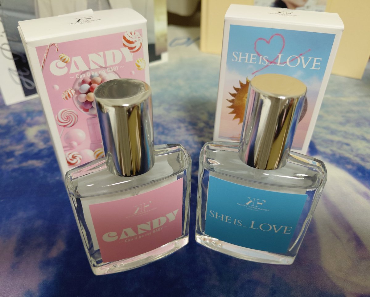やっと開封しました KENTY FRAGRANCE💙 これからのおでかけ基本これー