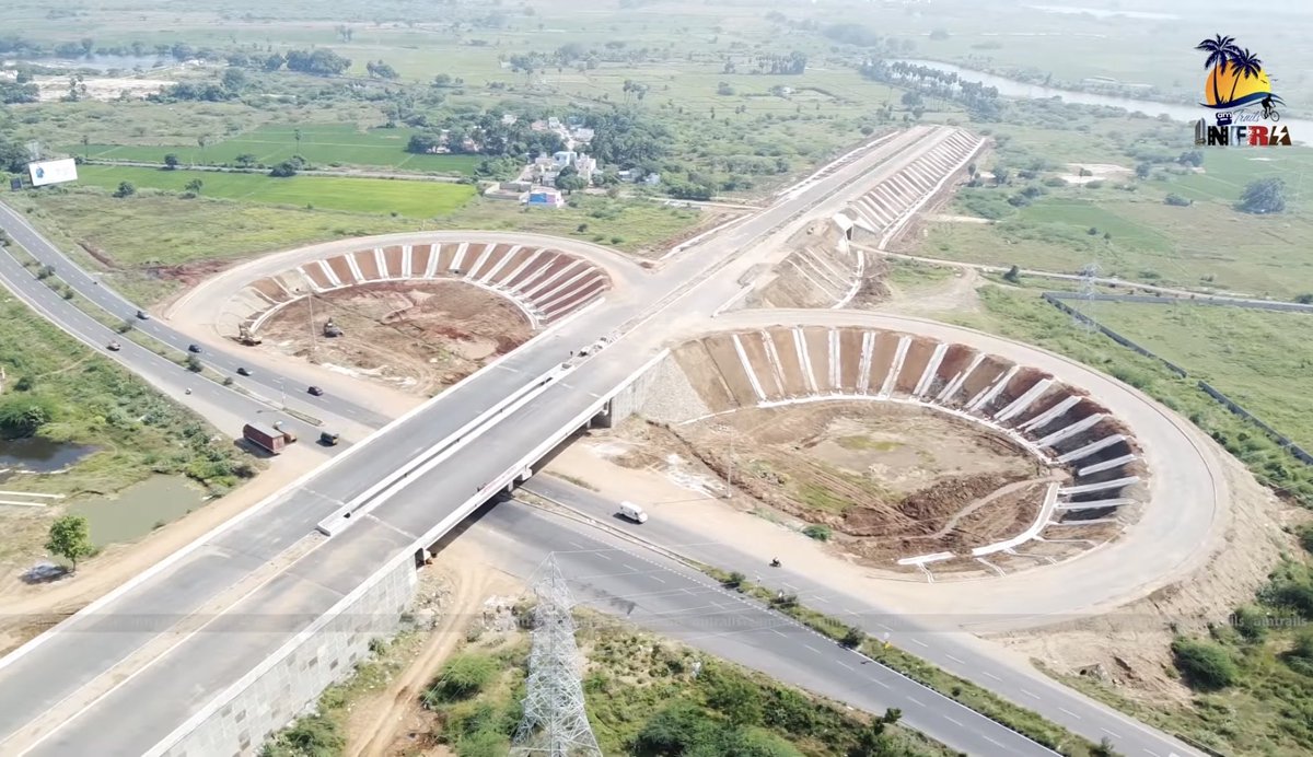 UpdatesChennai's tweet image. Madurai is getting its first Clover Leaf Exchange on the Madurai Northern Outer Ring Road (#NORR).
#Madurai #Infra 
📸: @arul_moraes