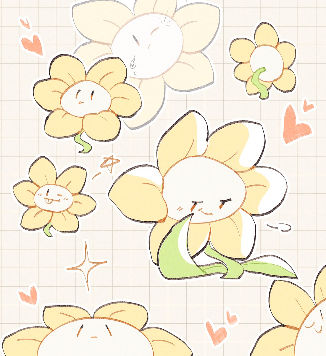 Lovelykirby_521's tweet photo. #UNDERTALE #Flowey

진짜 농담 안하고 플라위 6~7년만에 그려봄 https://t.co/qH5he1M0j7