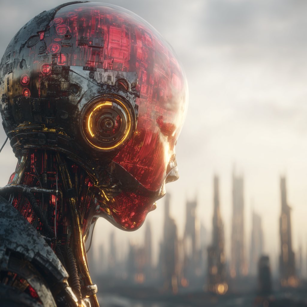 Unique930's tweet image. QT or Share Your SciFi Art
“The Watcher that Doesn’t Blink”
#AIart️️️️️️️️️️️️️️️️️️️️️️️️️️️️️️️️️️️️️️️️️️️️️️️️️️️ #cyborg #robot #scifi #scifiart #aiartcommunity